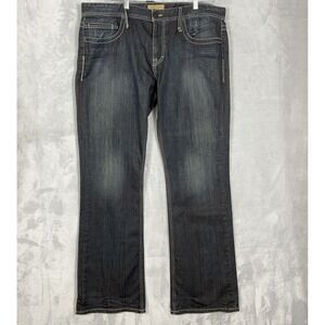 Taverniti So Jeans Mens 40x33 Dark Wash Blue Straight Leg Streetwear Y2K Urban